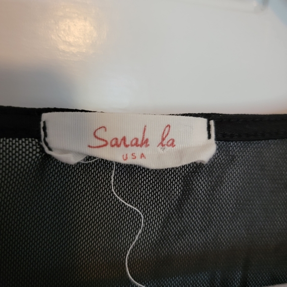 Crop mesh sweetheart top - Picture 3 of 8